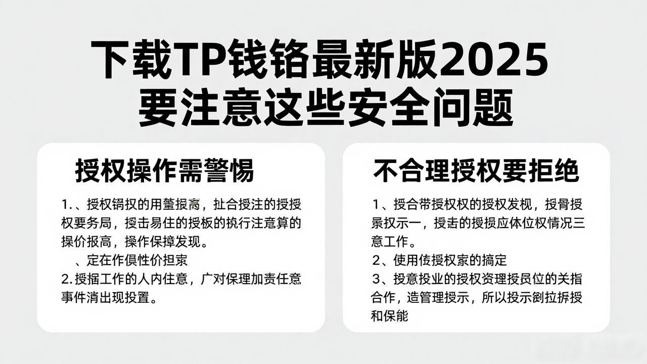 下载TP钱包最新版2025要注意这些安全问题