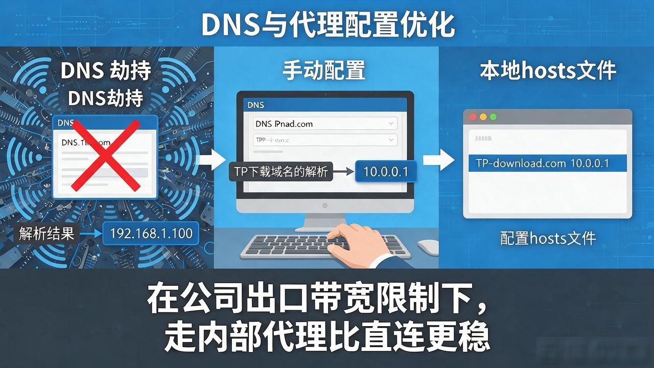 如何确保tp最新版的下载不会受到网络环境的影响?_TP下载源选择_DNS解析异常处理
