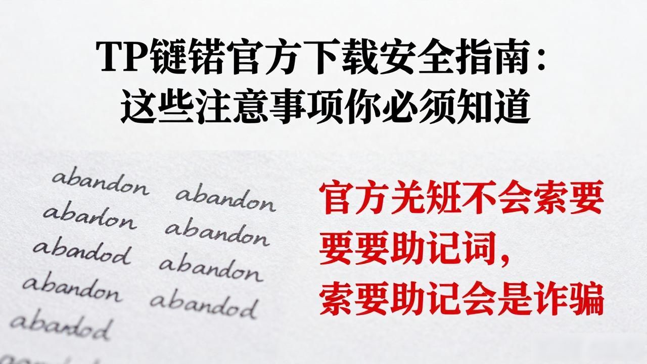 TP钱包官方下载安全指南：这些注意事项你必须知道