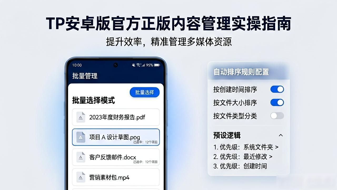 教你如何利用TP安卓版官方正版进行内容管理_TP安卓版文件分类_高效管理素材