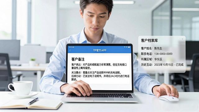 TP官方APP下载安装后，客户管理这样做