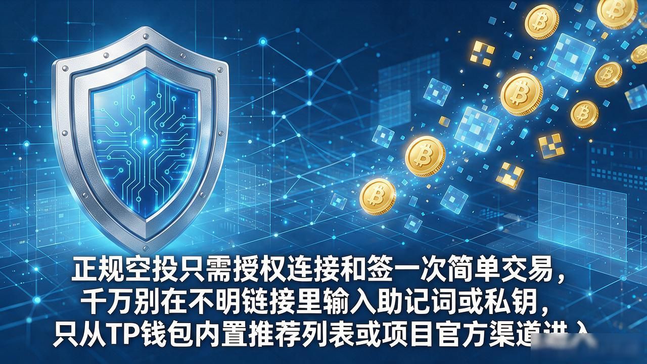 tp钱包最新数字币空投怎么参加，几步就能分到免费币