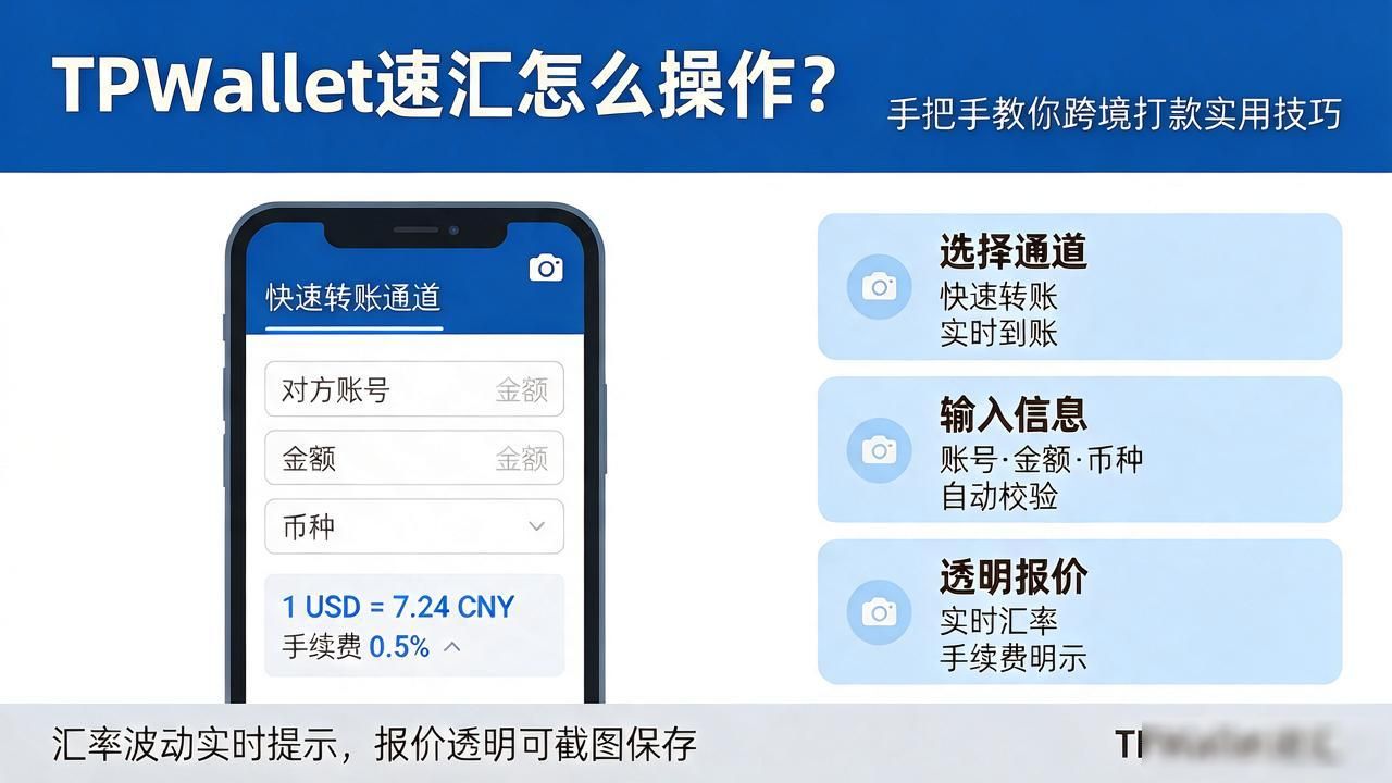 TPWallet速汇怎么操作？手把手教你跨境打款实用技巧
