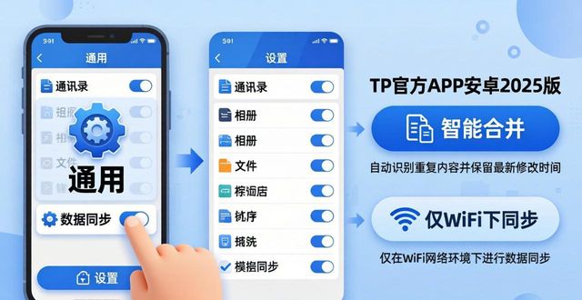 TP官方下载安卓2025版，数据同步这样设置