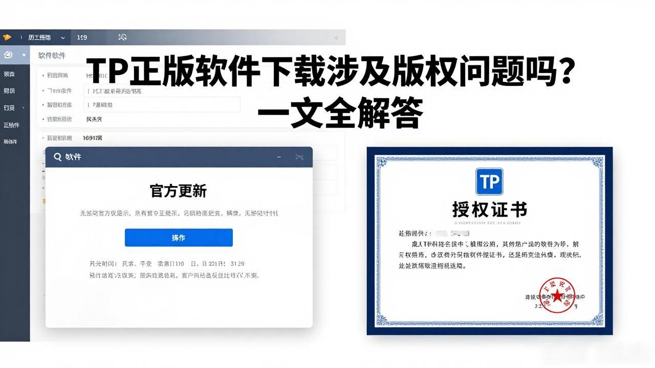 TP正版软件下载涉及版权问题吗？一文全解答