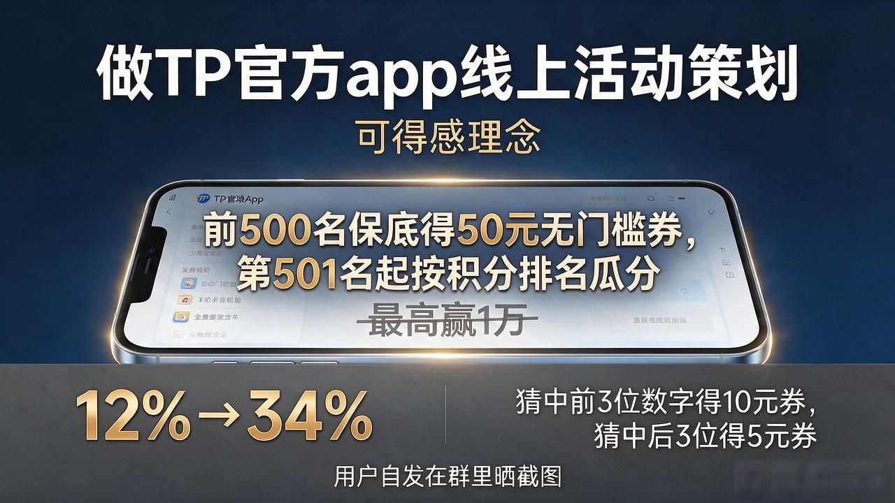 做TP官方app线上活动策划