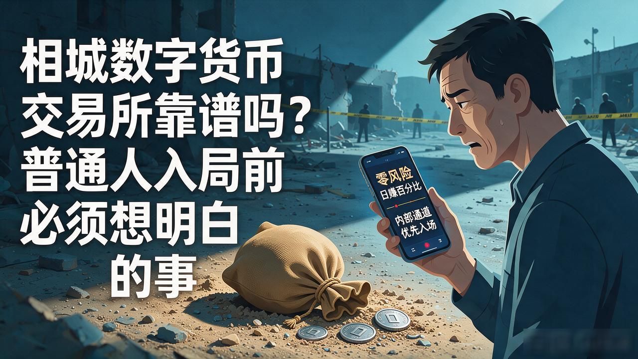 相城数字货币交易所靠谱吗？普通人入局前必须想明白的事