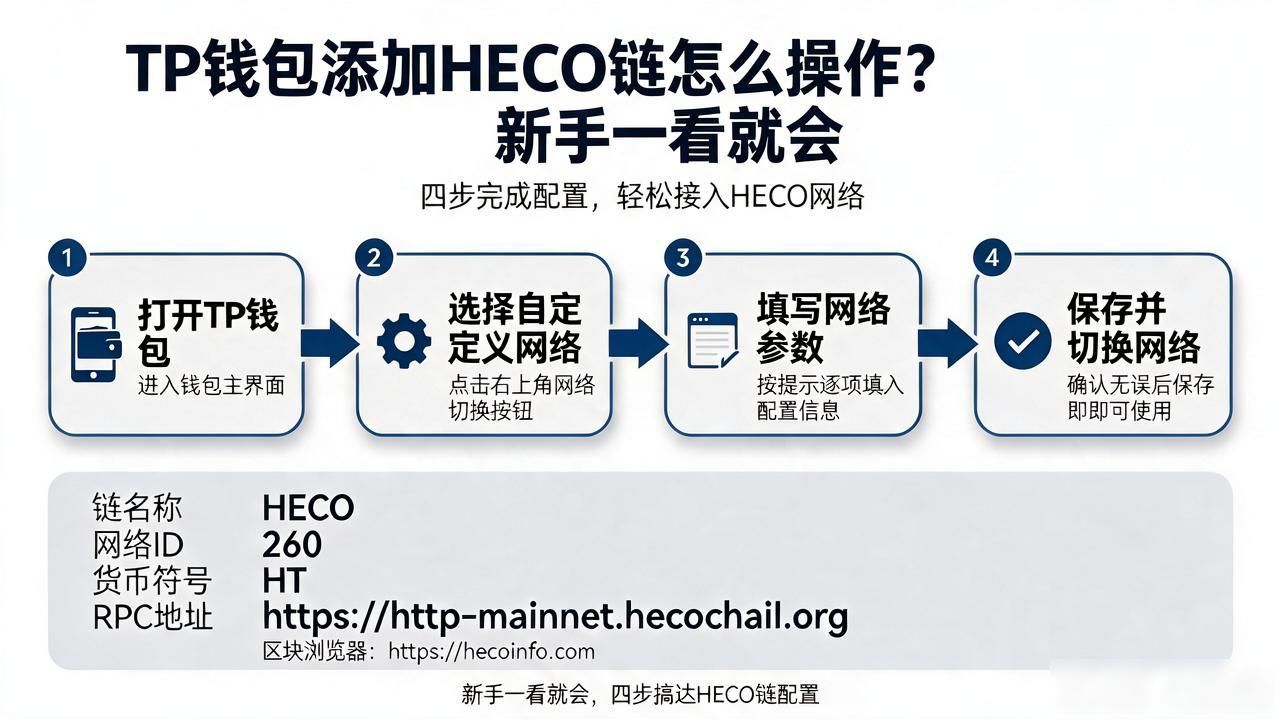 TP钱包添加HECO链怎么操作？新手一看就会