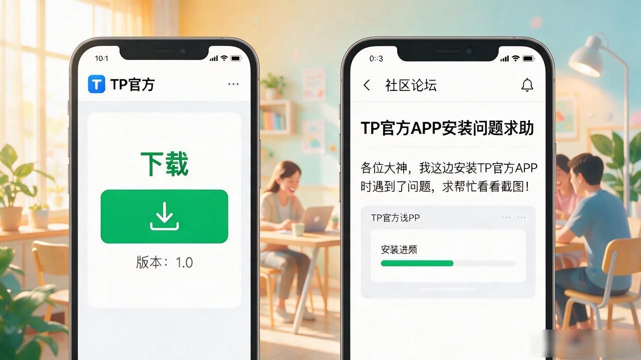 TP官方app怎么下载安装，社区里找谁帮忙