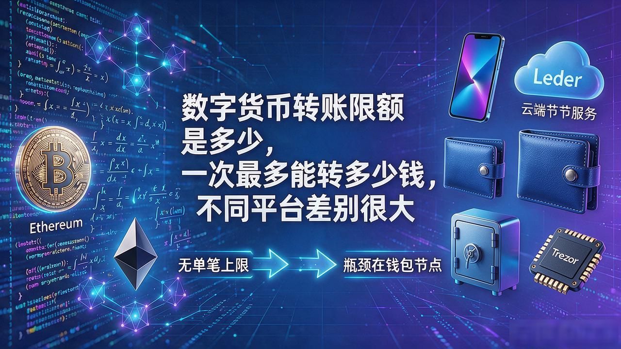 数字货币转账限额是多少，一次最多能转多少钱，不同平台差别很大