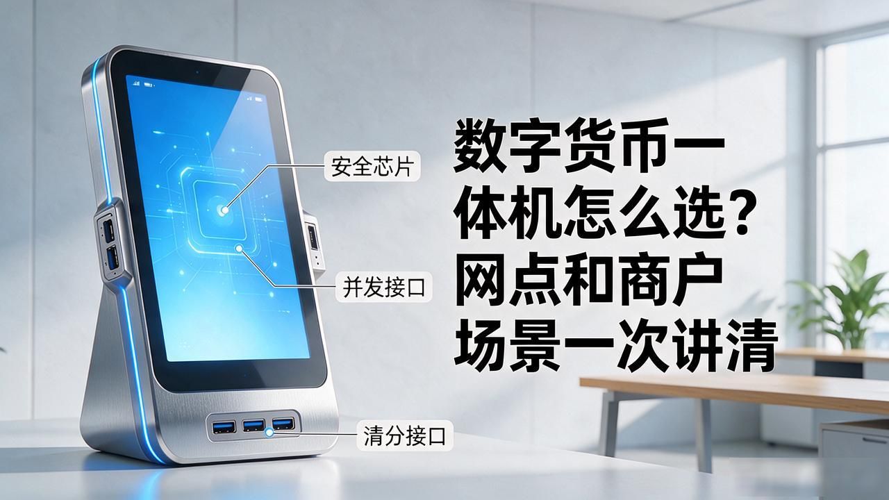 数字货币一体机怎么选？网点和商户场景一次讲清
