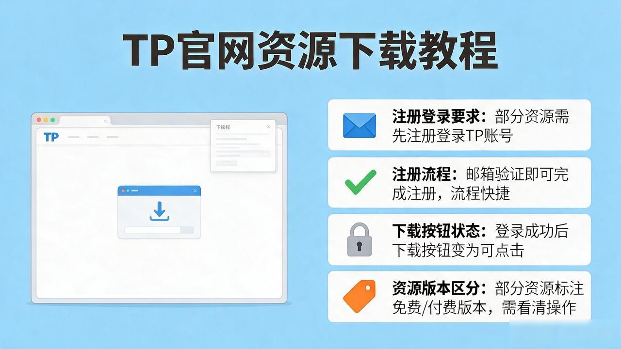 TP官网下载资源教程，手把手教你获取