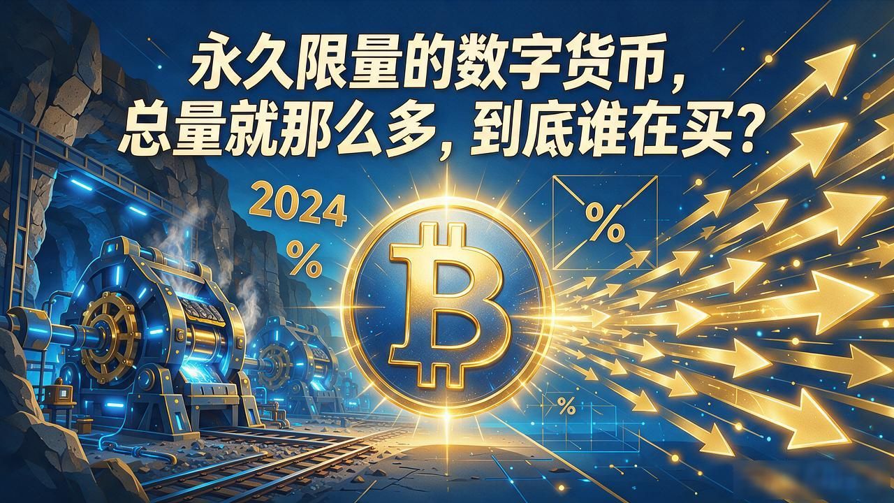 永久限量的数字货币，总量就那么多，到底谁在买？