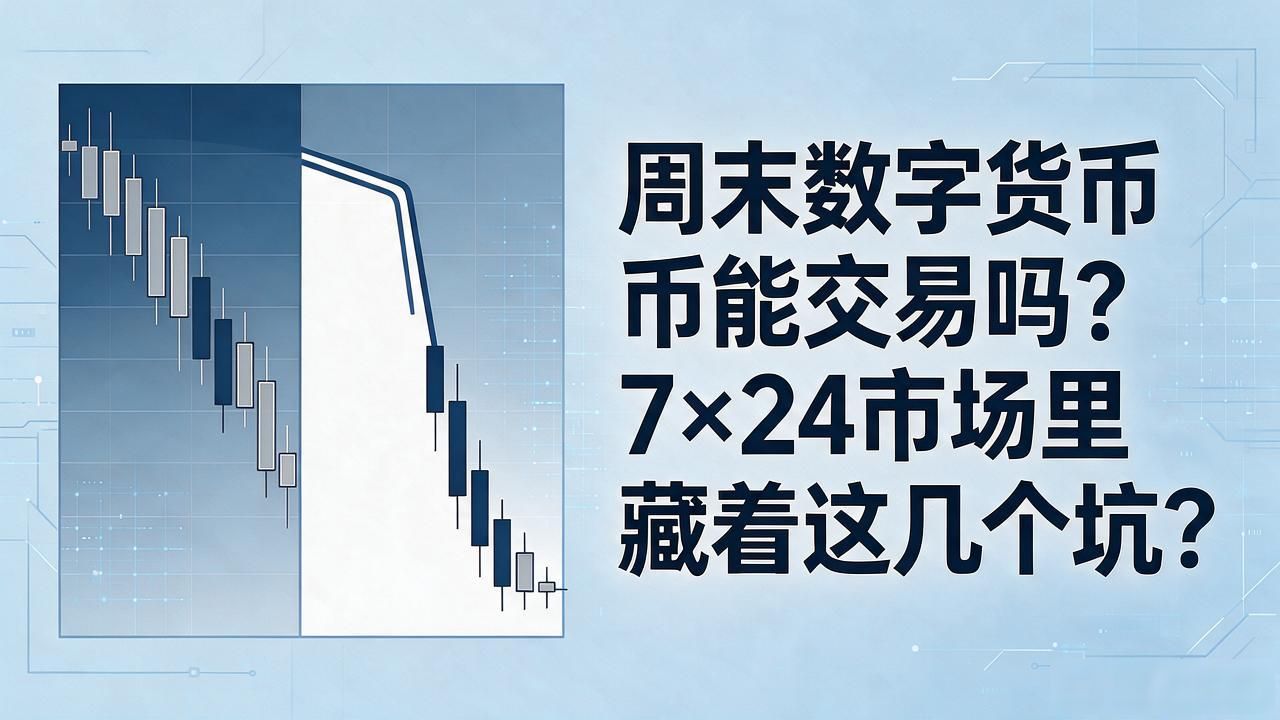 周末数字货币能交易吗？7×24市场里藏着这几个坑