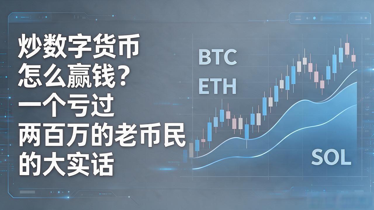 炒数字货币怎么赢钱？一个亏过两百万的老币民的大实话