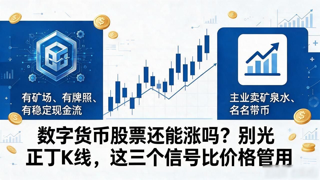 数字货币股票还能涨吗？别光盯K线，这三个信号比价格管用