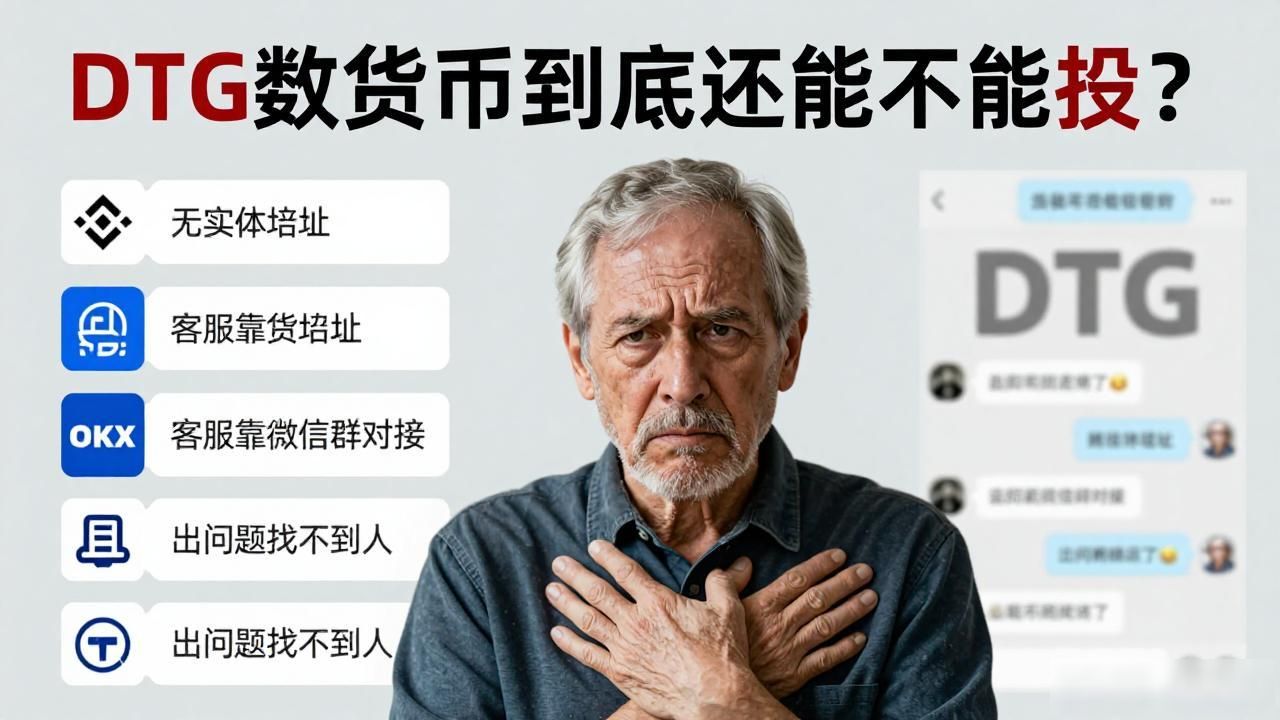 DTG数字货币到底还能不能投？亏了三万的老韭菜说句大实话