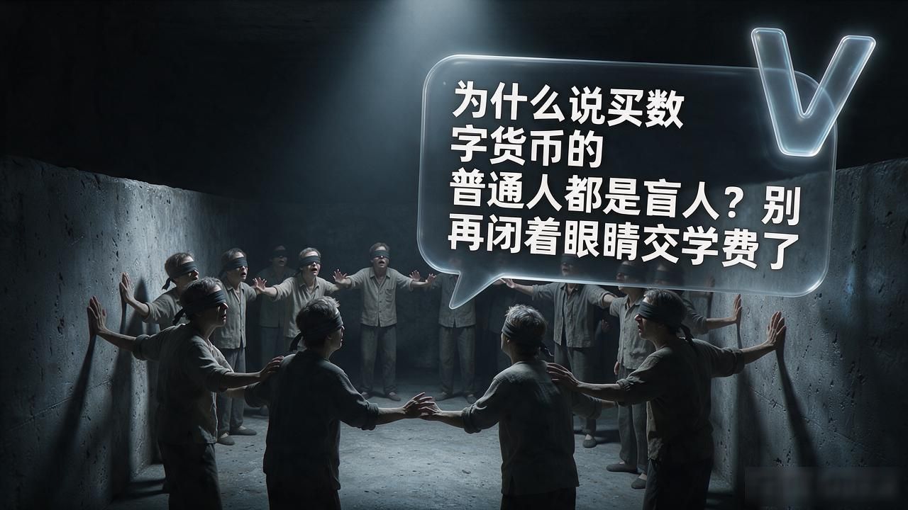 为什么说买数字货币的普通人都是盲人？别再闭着眼睛交学费了