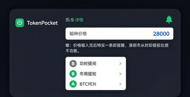 TokenPocket安卓版实时看币价，三步设置价格提醒