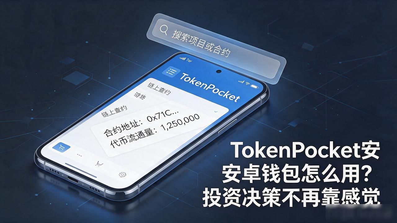 TokenPocket安卓钱包怎么用？投资决策不再靠感觉