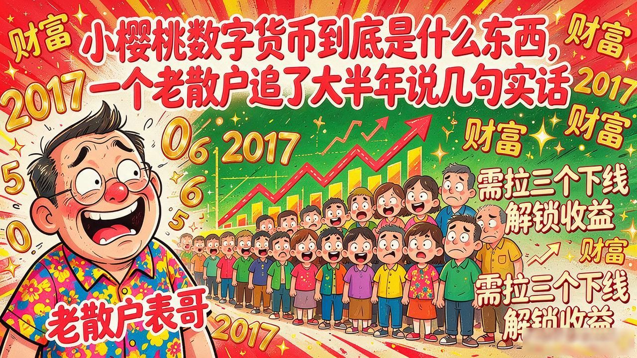 小樱桃数字货币到底是什么东西，一个老散户追了大半年说几句实话