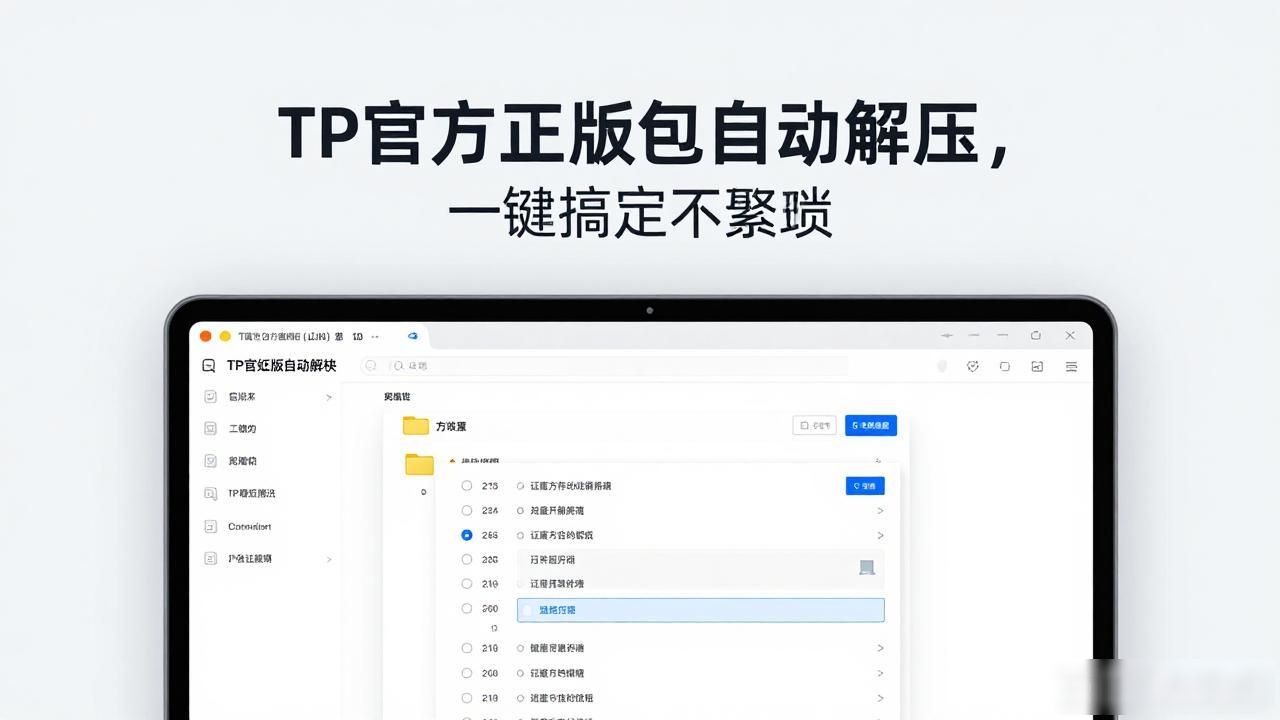 TP官方正版包自动解压，一键搞定不繁琐