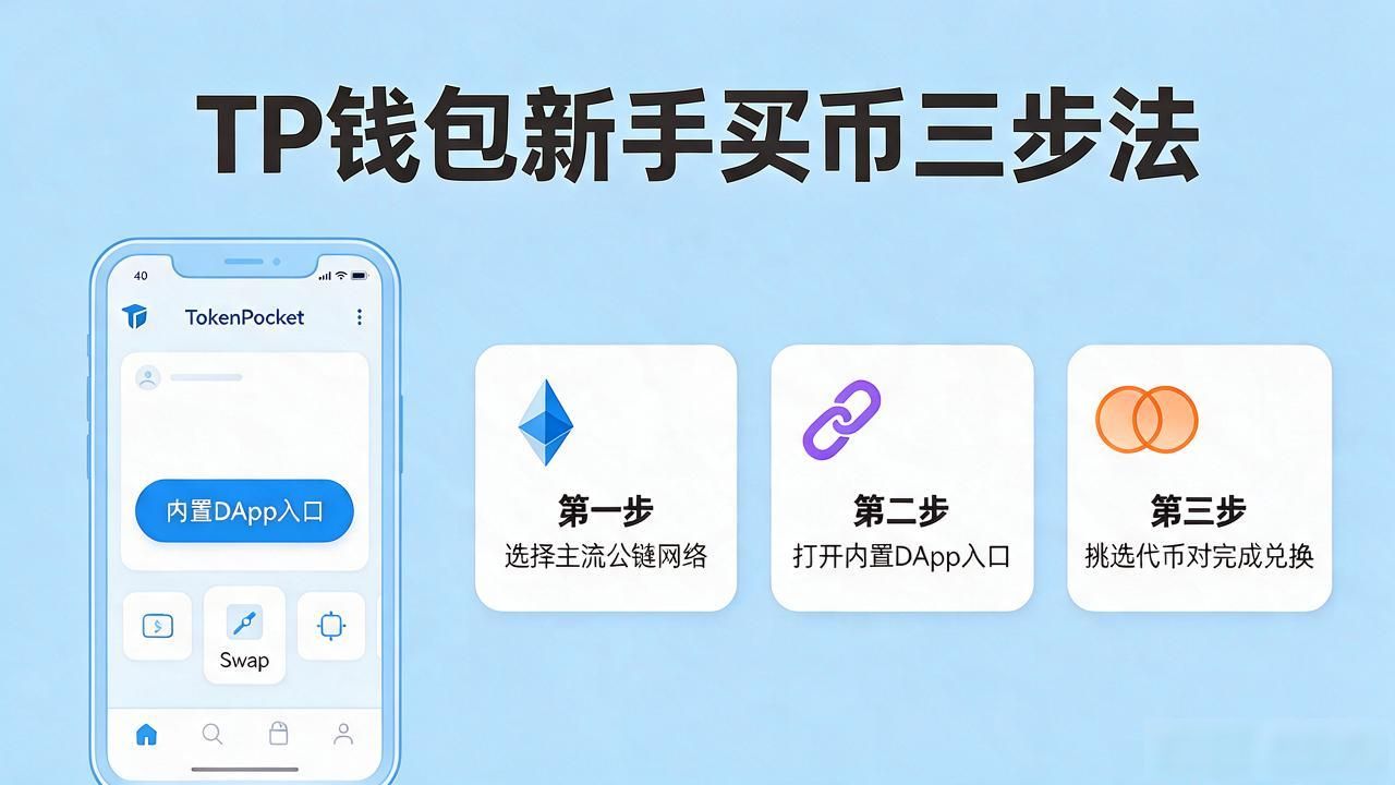 TP钱包怎么买币？新手三步快速上手