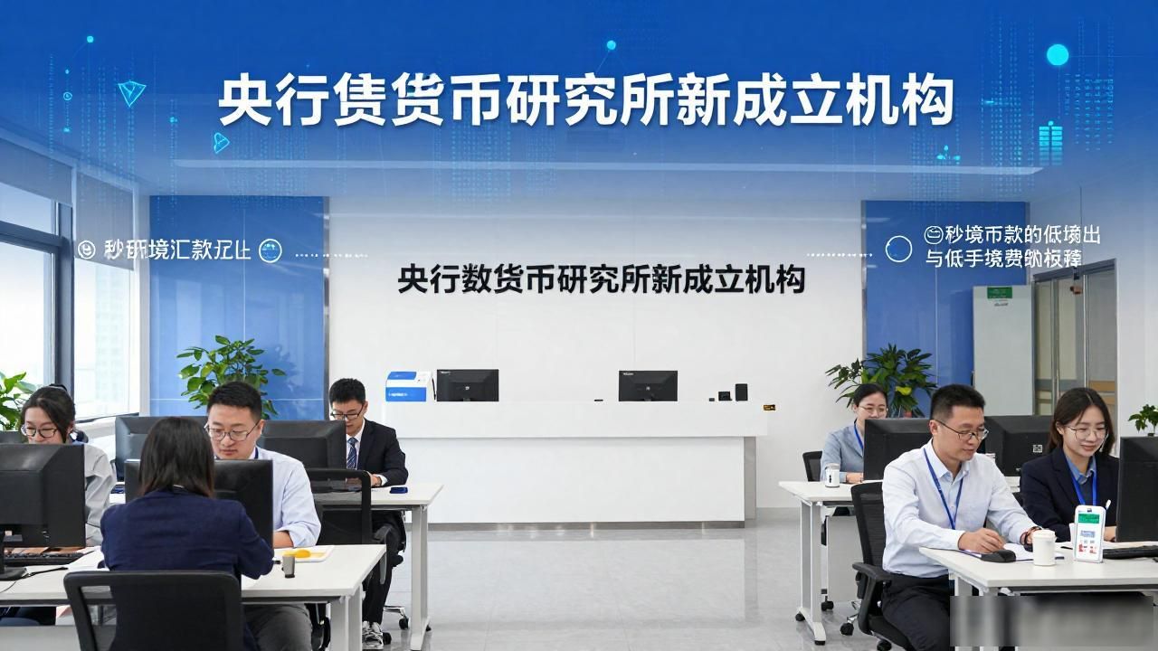 央行数字货币研究所新成立机构，数字人民币出海再添新团队