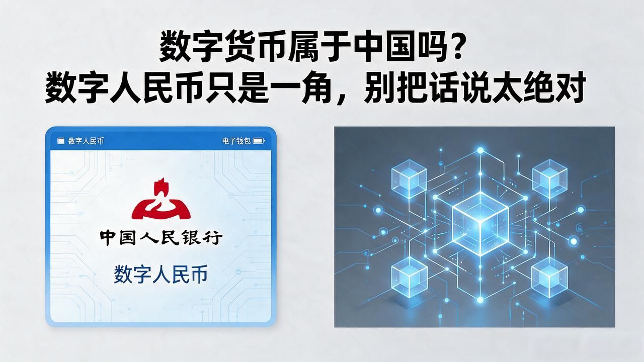 数字货币属于中国吗？数字人民币只是一角，别把话说太绝对