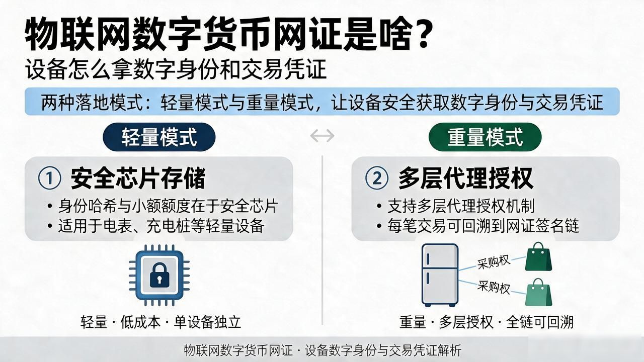 物联网数字货币网证是啥？设备怎么拿数字身份和交易凭证