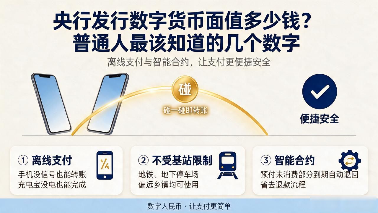 央行发行数字货币面值多少钱？普通人最该知道的几个数字
