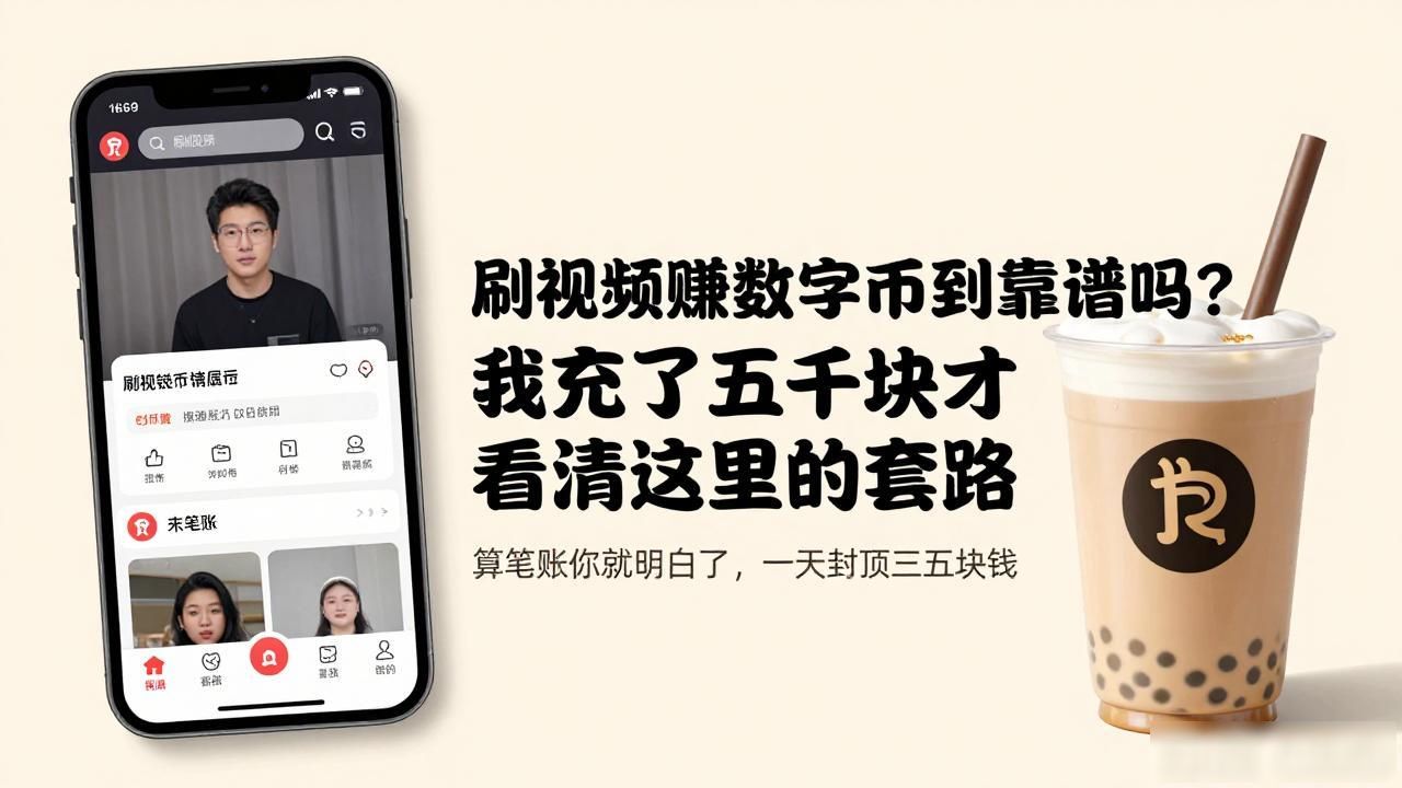 刷视频赚数字货币到底靠谱吗？我充了五千块才看清这里的套路