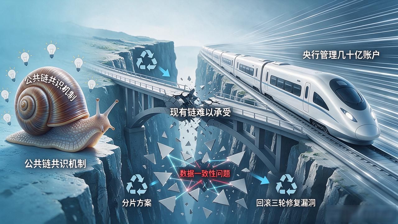 说白了，数字货币回归区块链，就是得把账本真正还回去，没那么轻巧