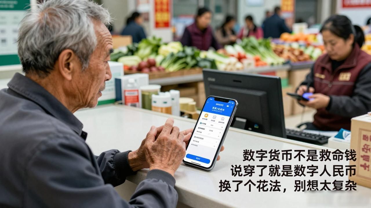 数字货币不是救命钱，说穿了就是数字人民币换了个花法，别想太复杂