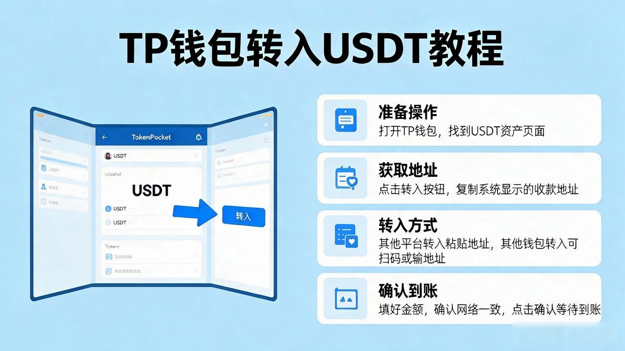 TP钱包转入USDT完整教程：从准备到到账一步步教