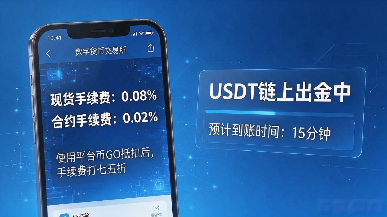 goadt数字货币交易所app怎么样？实测功能、手续费和出金体验